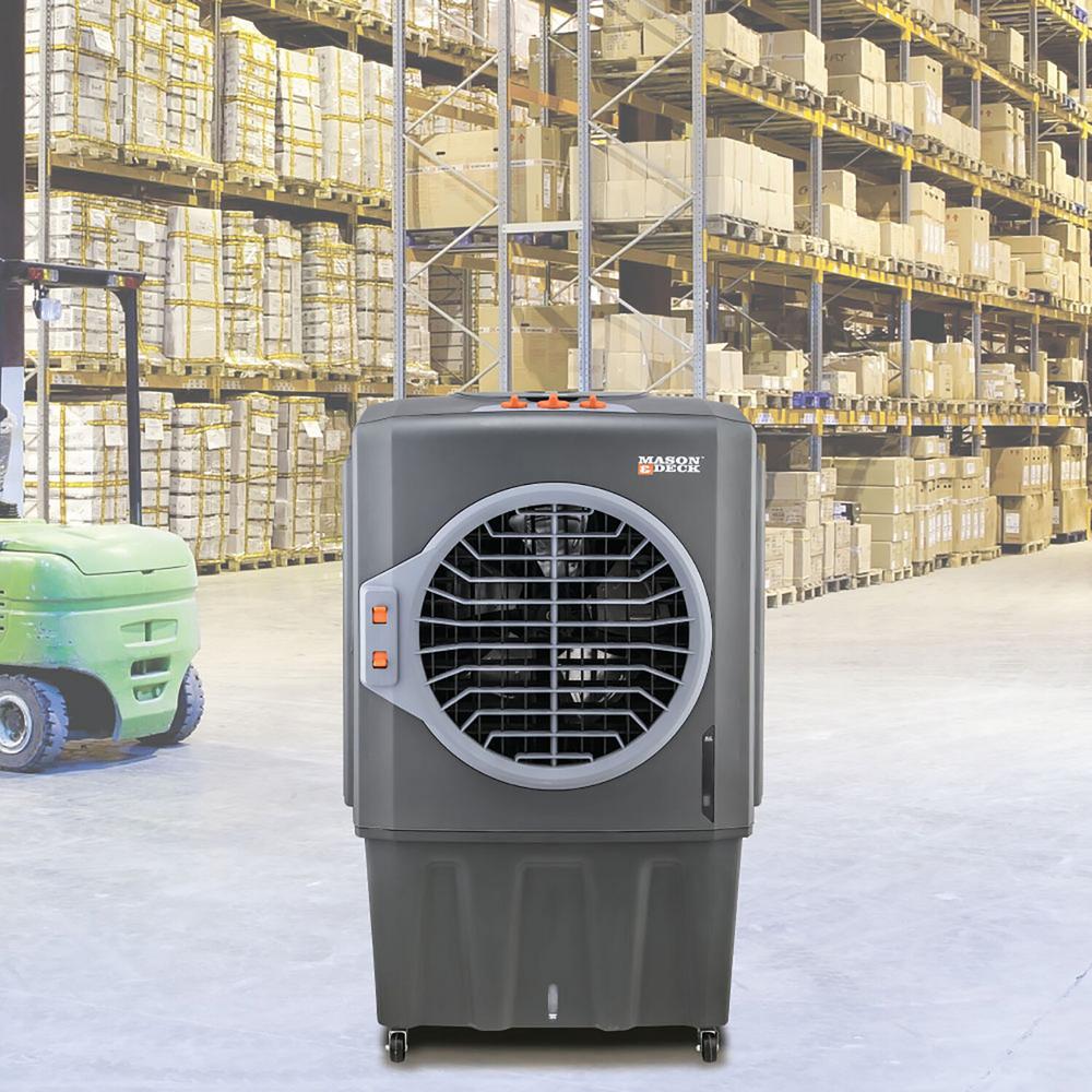 Mason & Deck 2800 CFM Indoor/Outdoor Portable Evaporative Air Cooler for Amplified Cooling