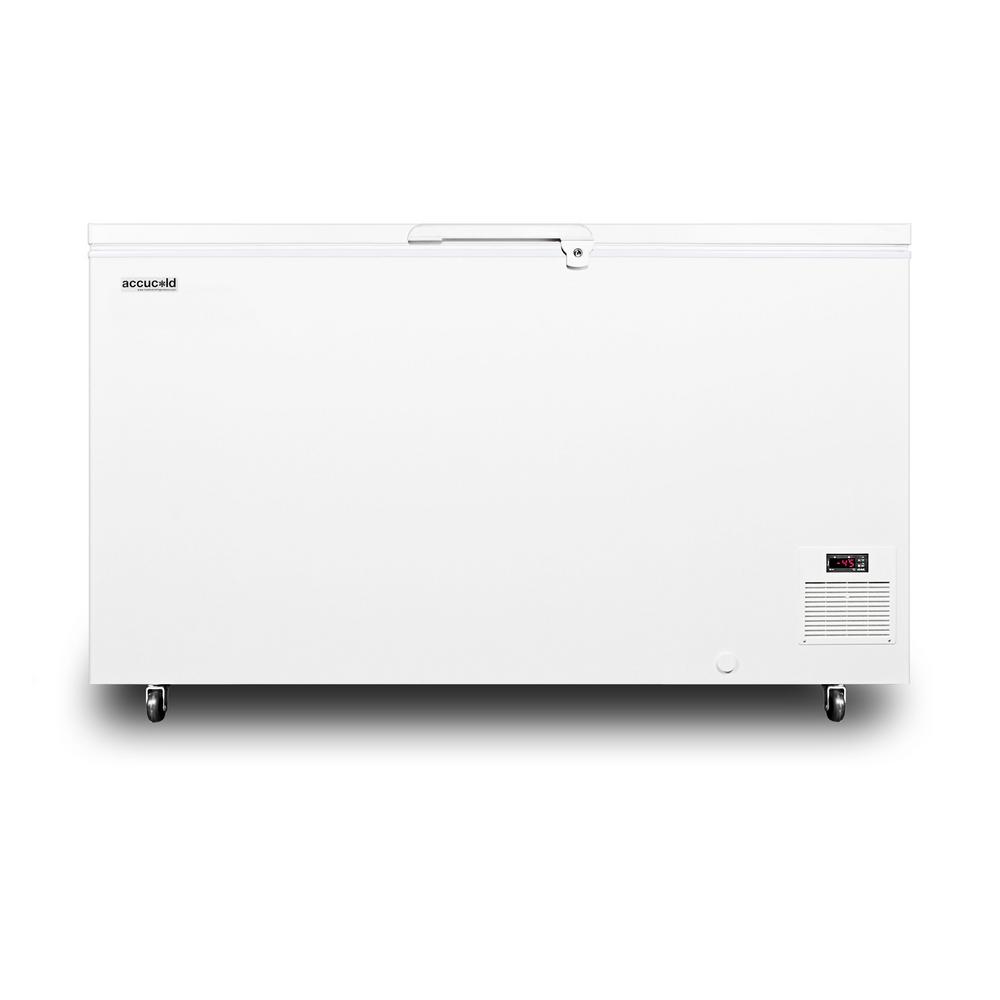 Summit Appliance Accucold 12.8 cu. ft. Manual Defrost Commercial Chest Freezer in White, EL41LT