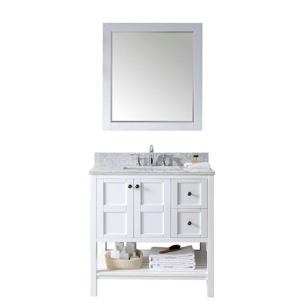 Virtu Usa Bathroom Vanities Bath The Home Depot