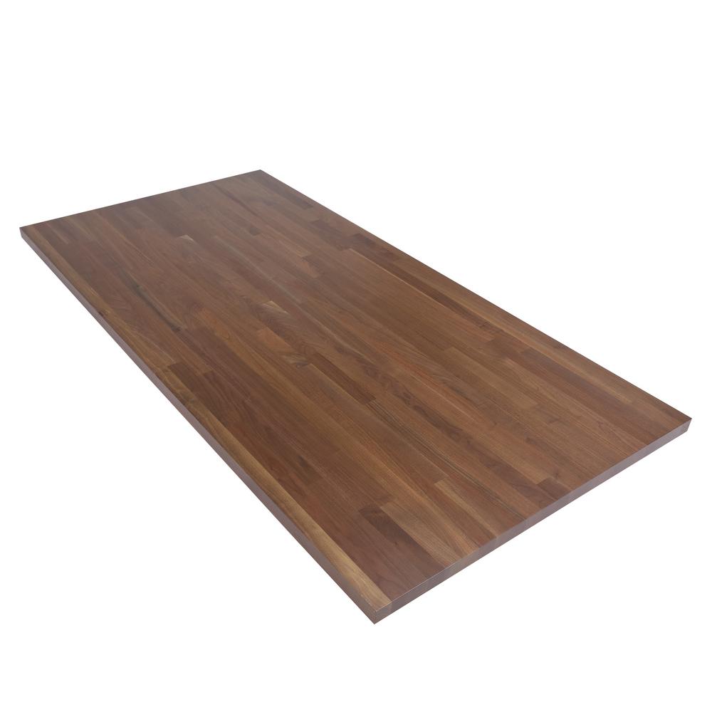 6 ft. L x 3 ft. D x 1.5 in. T Butcher Block Countertop in Finished