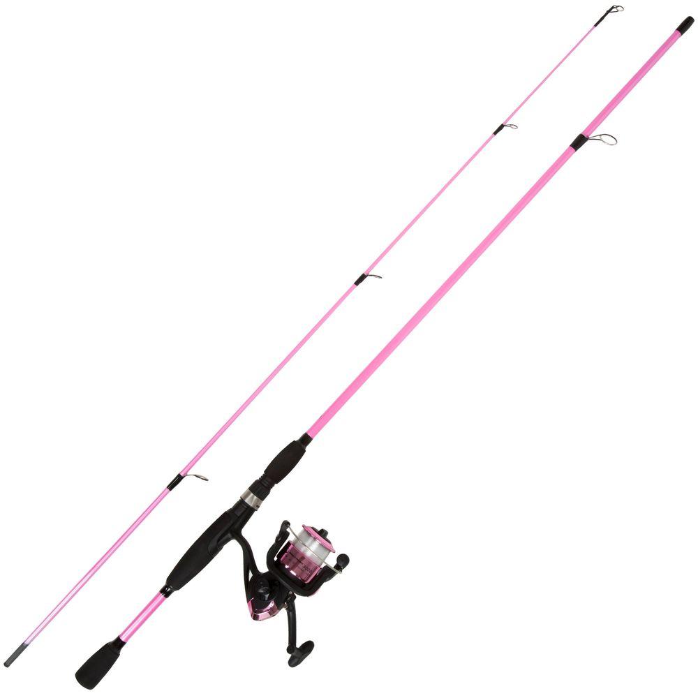 hot pink fishing pole