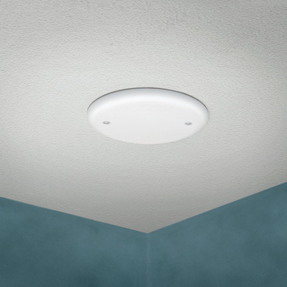 Carlon 4 In White Non Metallic Round Blank Ceiling Box