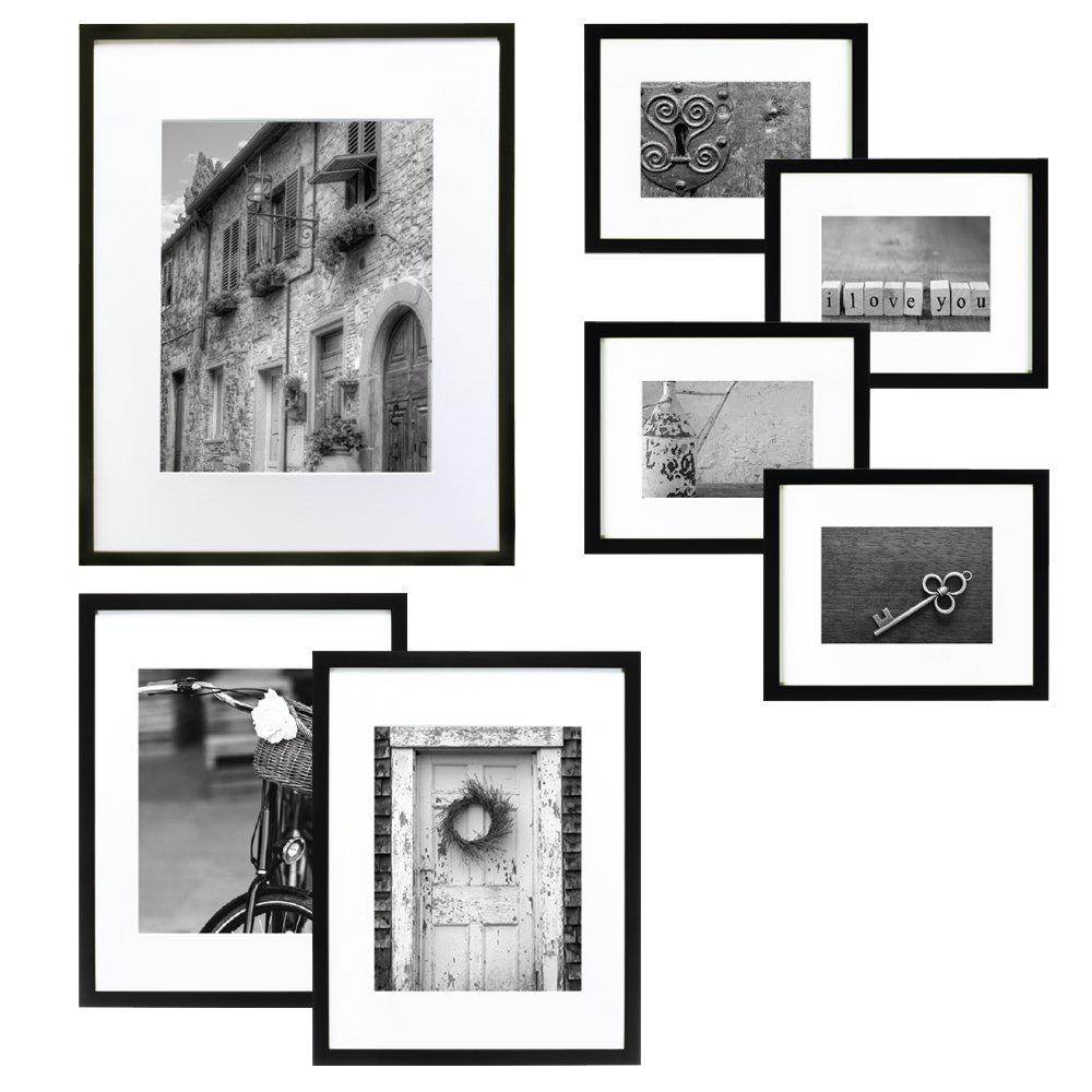 Pinnacle 7 Opening Matted Picture Frame 14fw1017 The Home Depot