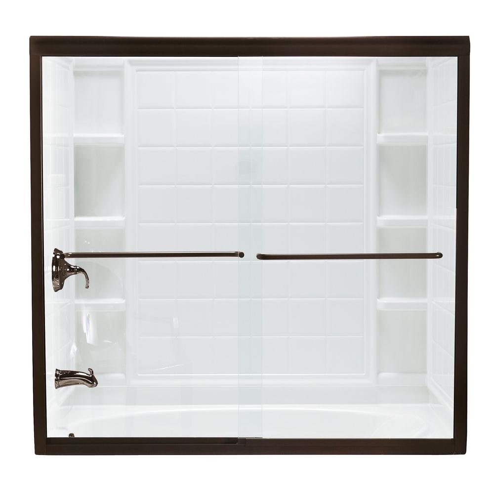 STERLING Finesse 57 in. x 701/16 in. SemiFrameless Sliding Shower