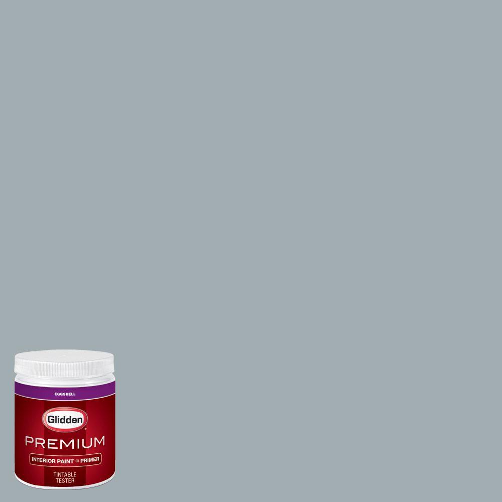 Glidden Premium 8 oz. #HDGCN33 Winter Sky Grey Eggshell Interior Paint ...