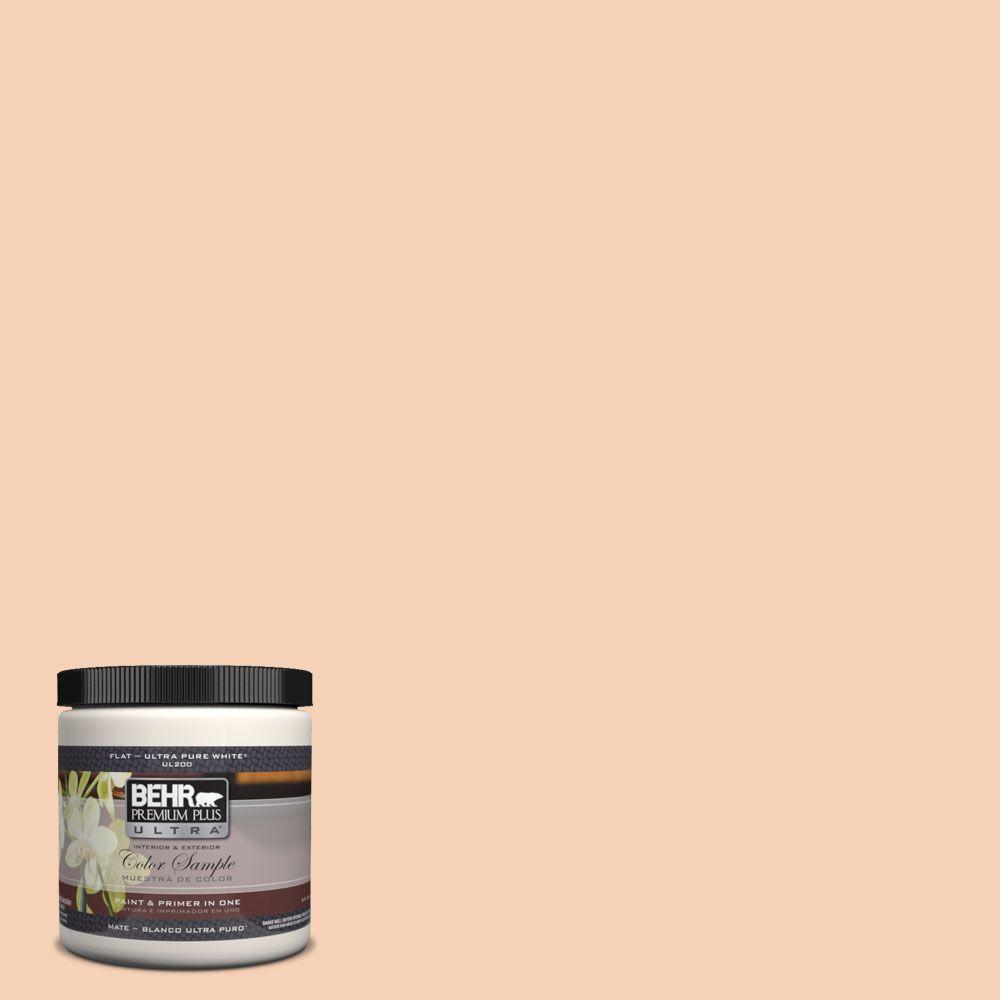 BEHR Premium Plus Ultra 8 oz. #280C-2 Serene Peach Interior/Exterior ...