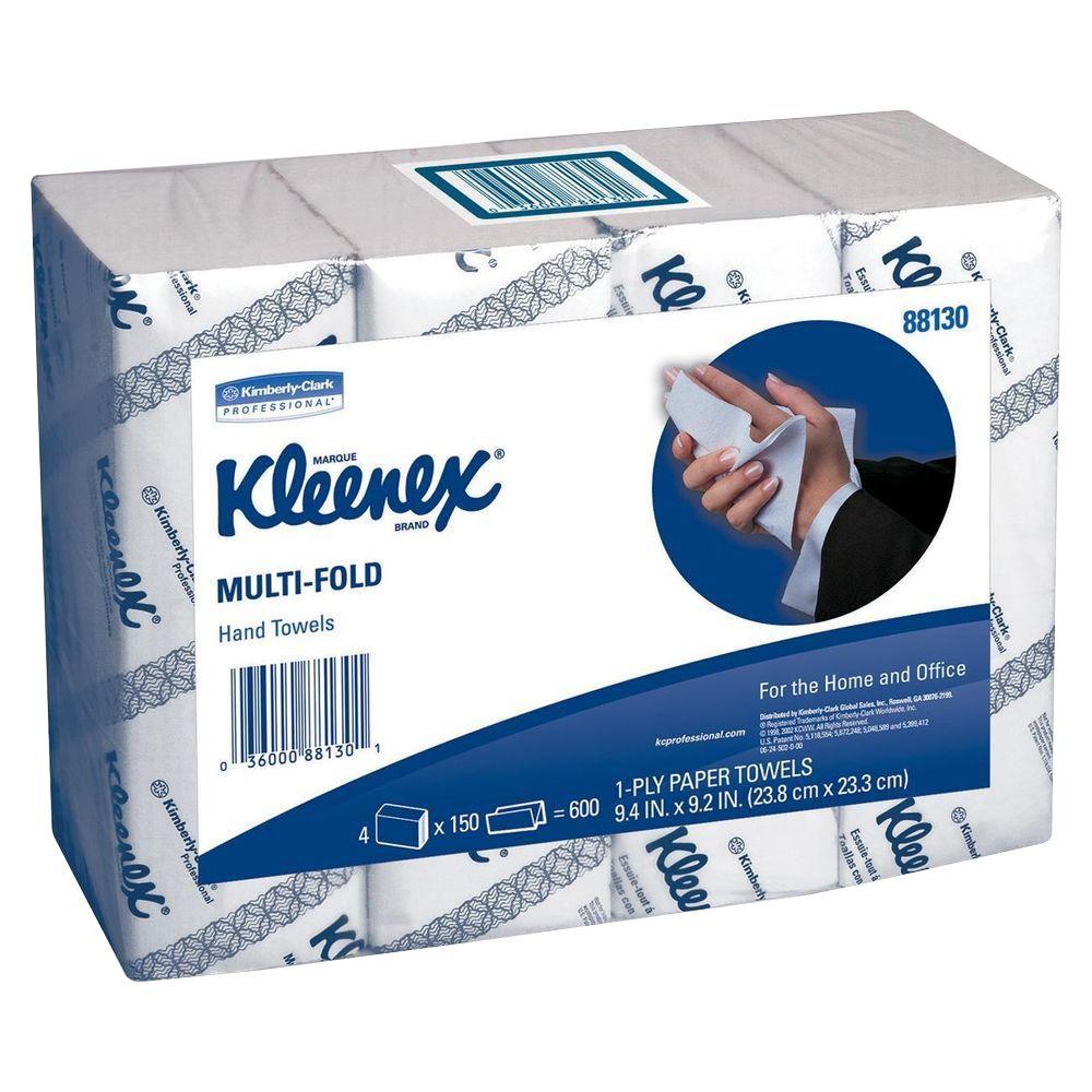 Kleenex Multi-Fold Hand Towels 1-Ply (150 Sheets per Bundle)-KIM88130 ...