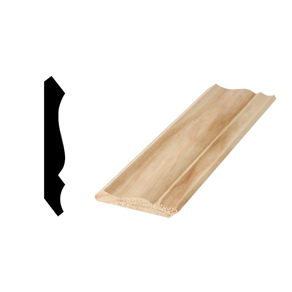 Woodgrain Millwork WM 49 9/16 In. X 3-5/8 In. Pine Crown Moulding ...