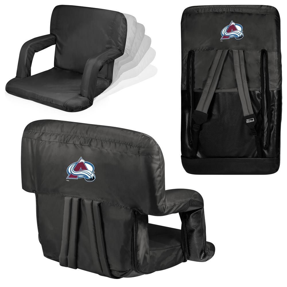 PICNIC TIME NHL Colorado Avalanche Portable Ventura Reclining Stadium Seat