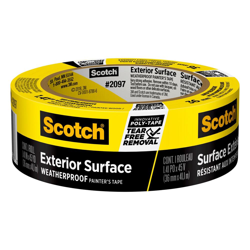 3M Scotch 1.41 in. x 45 yds. Exterior Surfaces Painter�s 3M Scotch 1.41 in. x 45 yds. Exterior Surfaces Painter�s