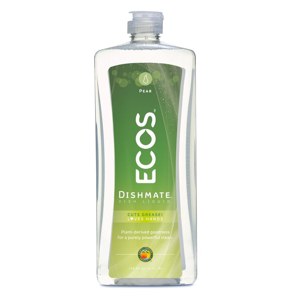 ECOS 25 oz. Squeeze Bottle Ultra Dishmate Pear Scent Dishwashing Liquid97206 The Home Depot