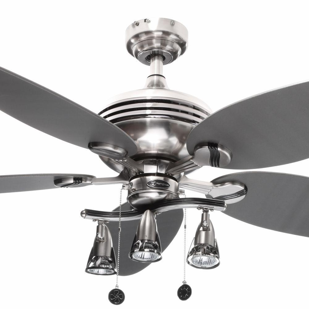 Westinghouse Xavier Ii 52 In Indoor Brushed Nickel Ceiling Fan Indoor Brushed Nickel Ceiling Fan