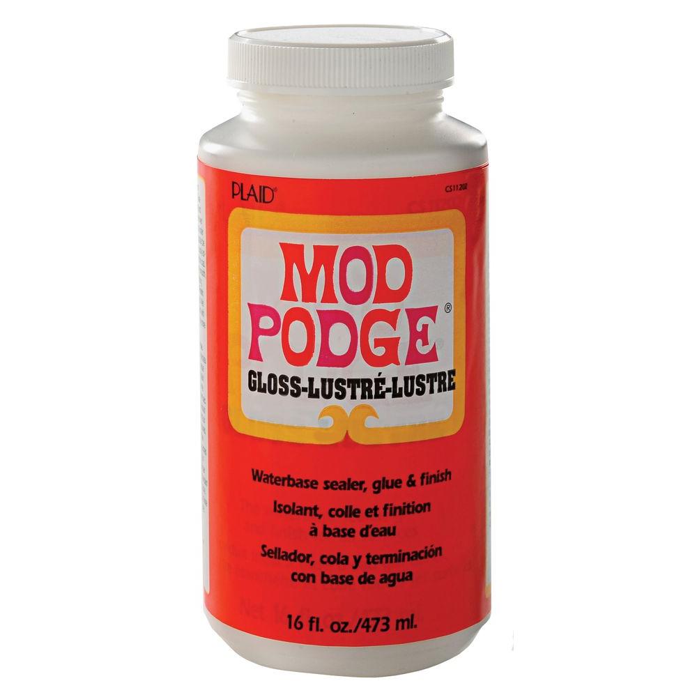 mod with decoupage podge Glue Mod Home oz. CS11202 Podge 16  The Depot Decoupage Gloss