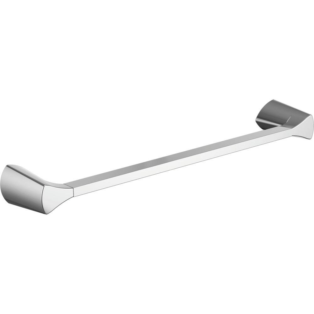 Delta Zura 18 in. Towel Bar in Polished Chrome-77418 - The Home Depot