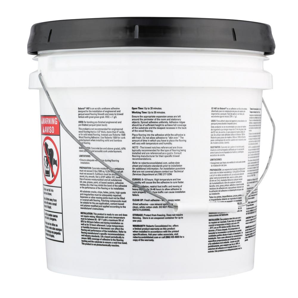 Roberts 4 Gal Engineered Wood Flooring Glue Adhesive