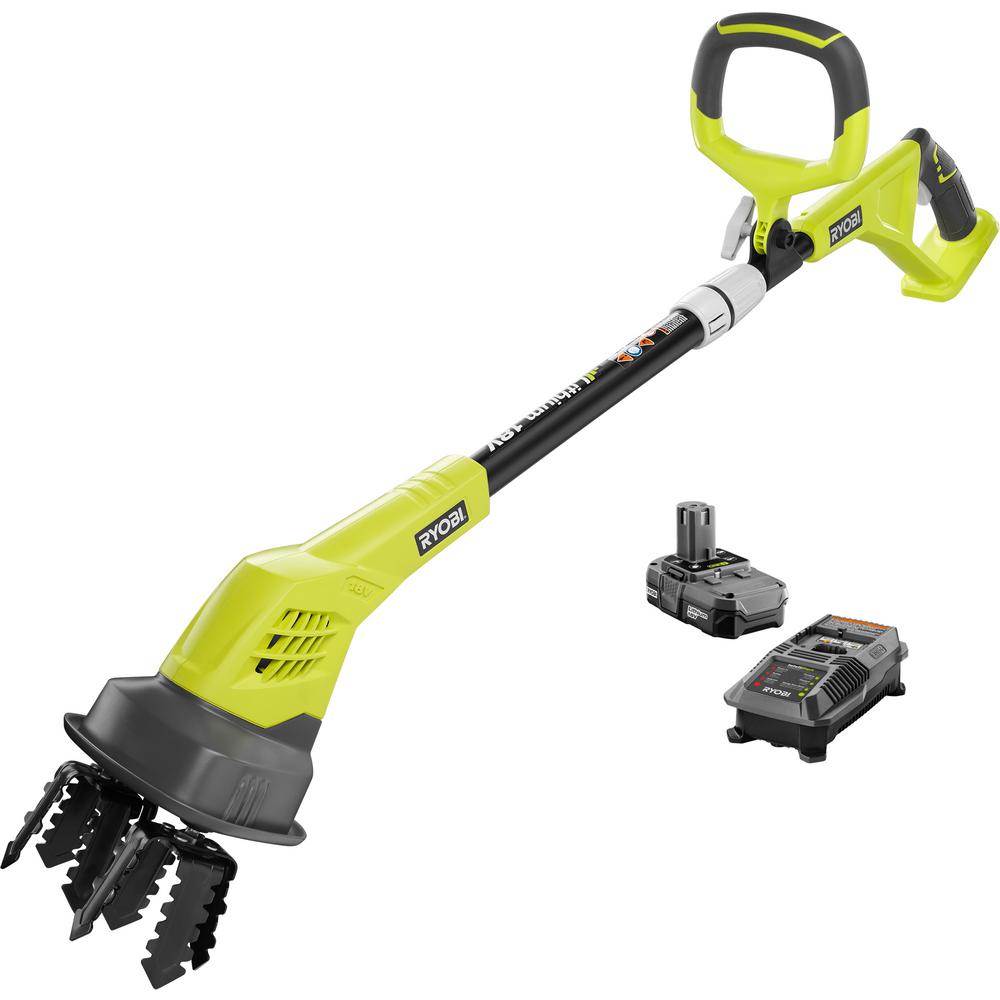 Ryobi Tools RYOBI 18V Cordless Cultivator Lightweight Garden