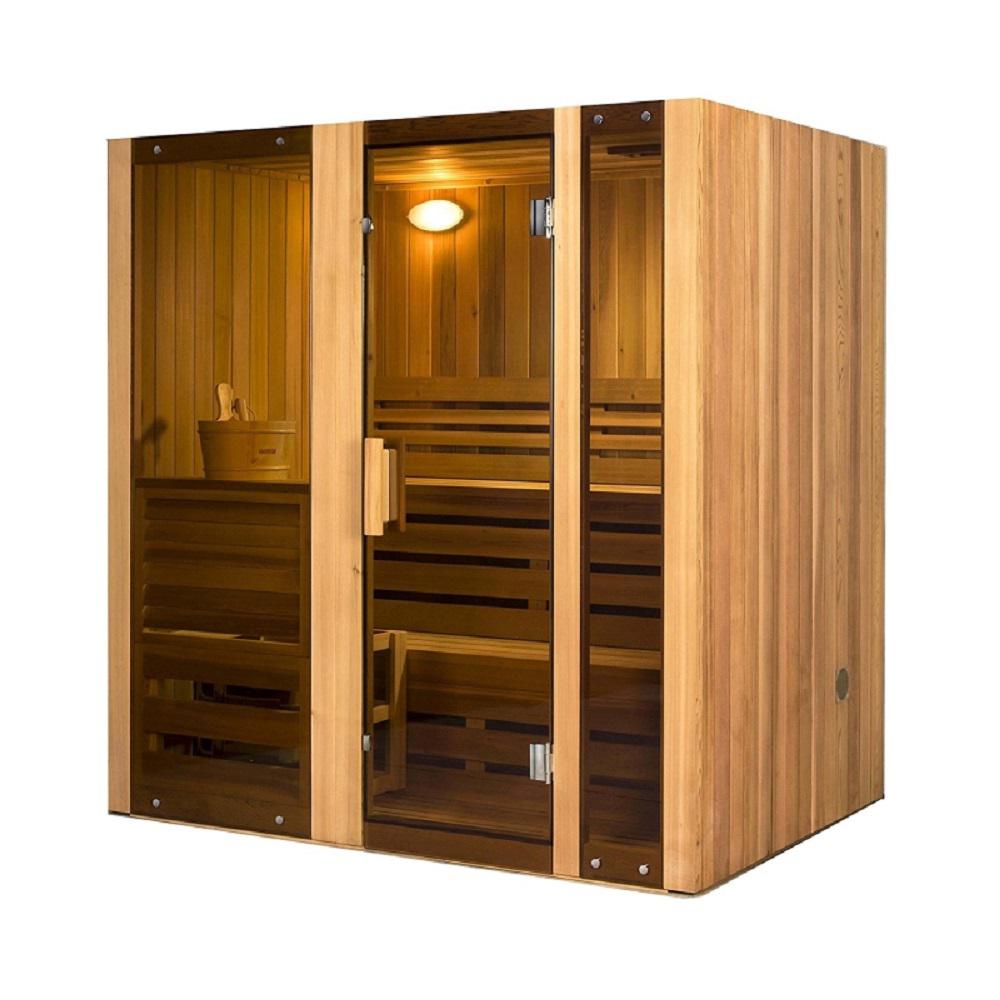 ALEKO 4-Person Hemlock Electric Heater Sauna-STI4HEM-HD - The Home Depot