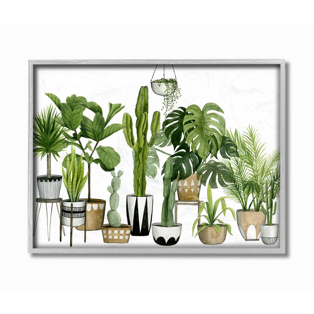 The Stupell Home Decor Collection 16 In X 20 In Boho Plant