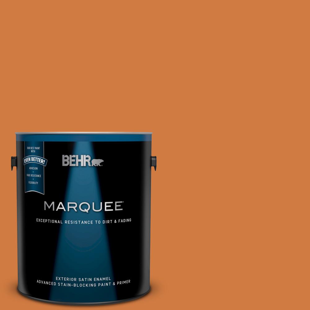 Behr Marquee 1 Gal 250d 6 Maple Leaf Satin Enamel Exterior Paint 250d 6 Maple Leaf Satin Enamel Exterior Paint And