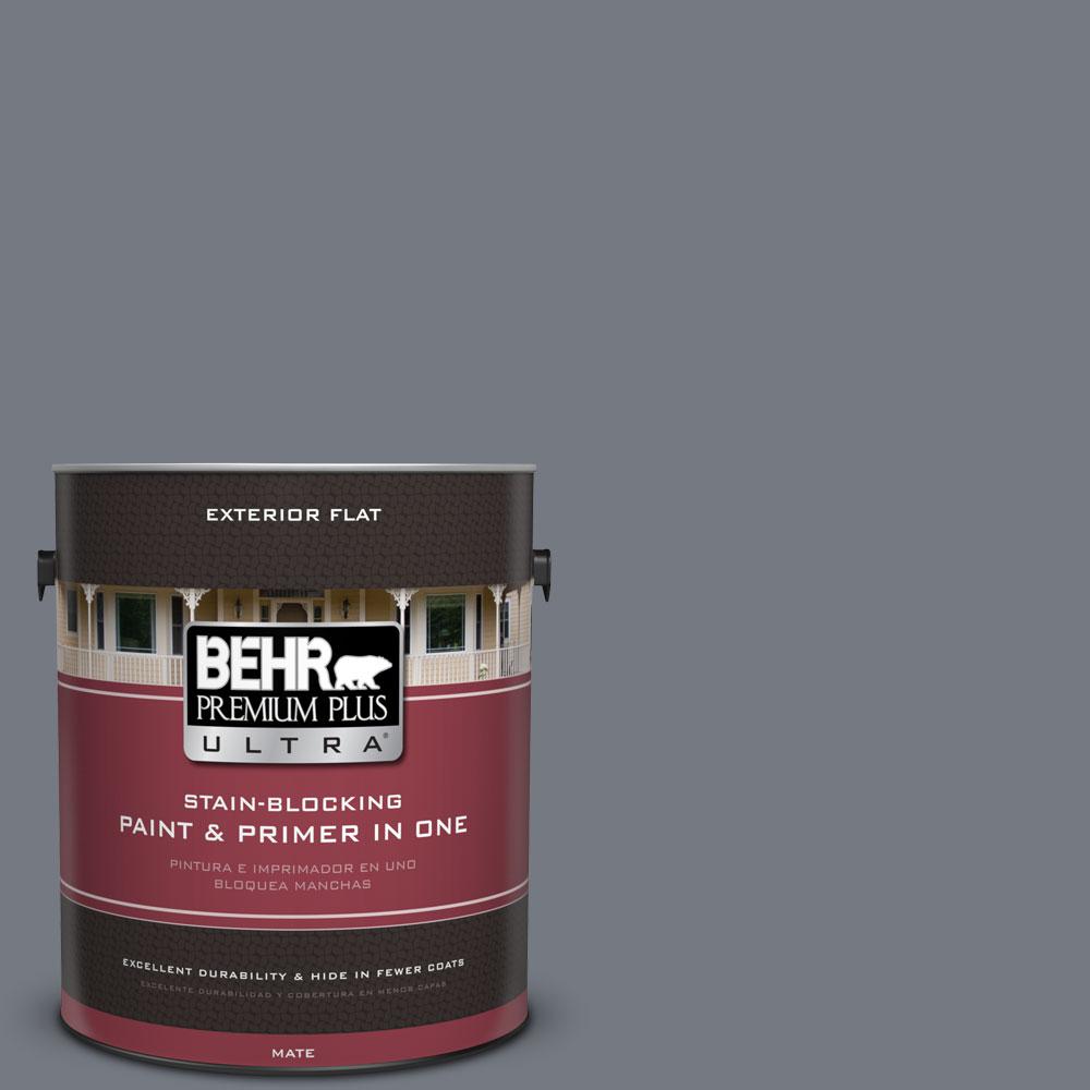 Behr Premium Plus Ultra 1 Gal N510 5 Liquid Mercury Color Flat Behr Premium Plus Ultra 1 Gal N510 5 Liquid Mercury Color Flat Exterior
