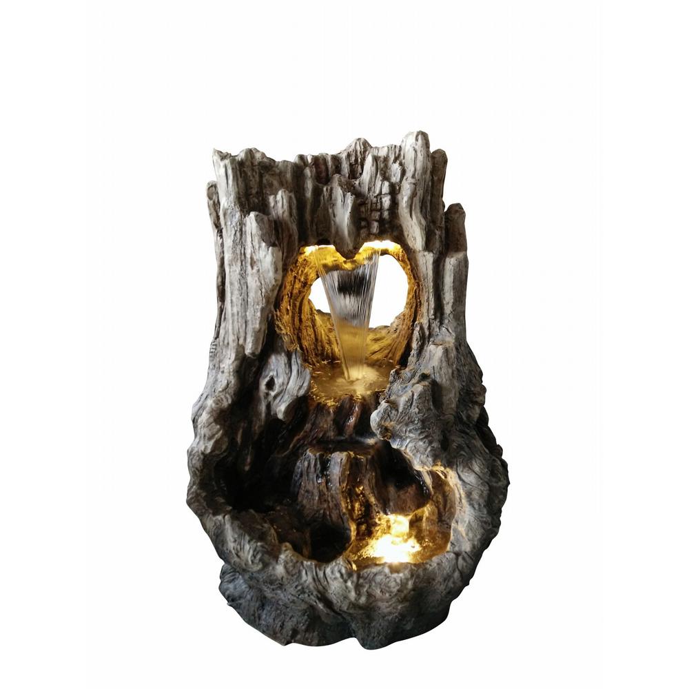 Alpine Rainforest Waterfall Fountain with LED LightsWIN1080 The Home
