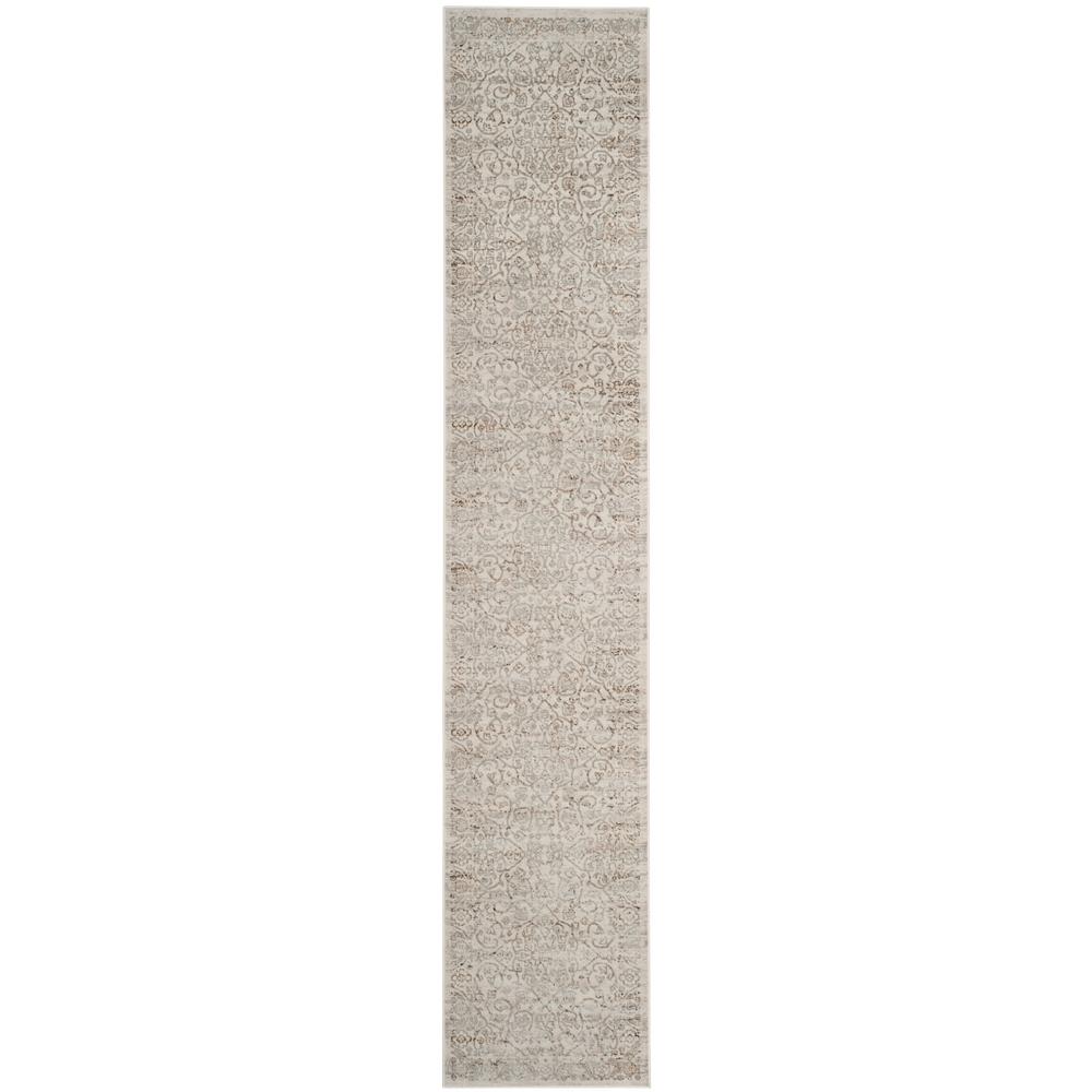 Safavieh Princeton Gray/Beige 2 ft. x 8 ft. Runner RugPRN715G28 The