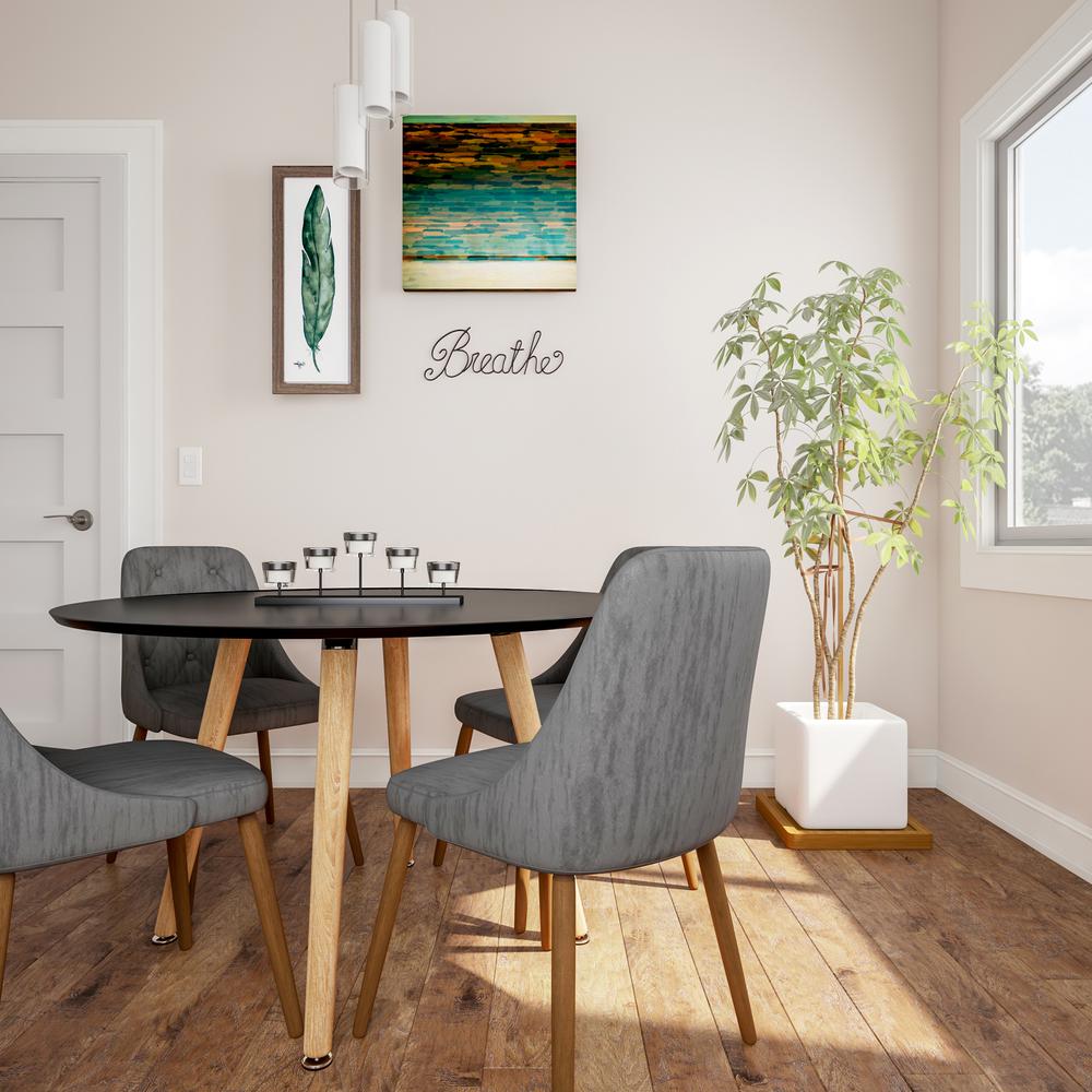 Lavish Home Breathe Decorative Metal Cutout Wall Sign Hw0200058