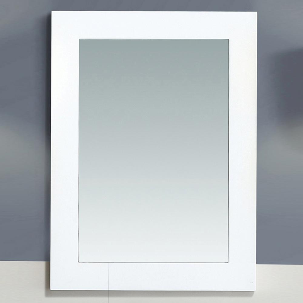 Pegasus Bristol 30 In L X 22 W Wall Mounted Mirror White W Wall Mounted Mirror In White