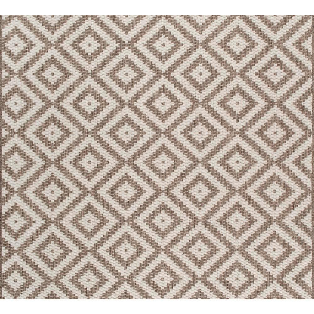 Nuloom Marybelle Tribal Diamond Beige 8 Ft X 8 Ft Indoor Outdoor