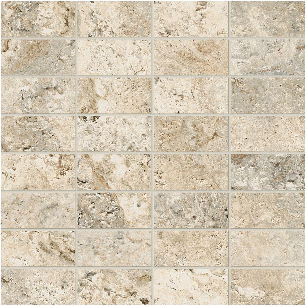 Marazzi Montagna Belluno 12 in. x 12 in. Porcelain Mosaic Floor and