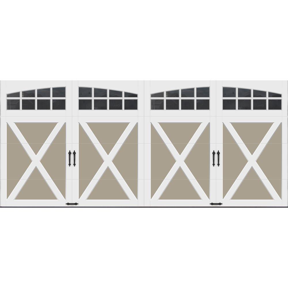 Tan Carriage Style Garage Doors Residential Garage Doors