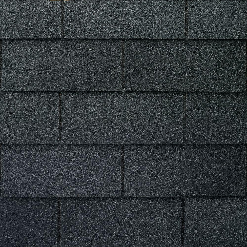 Gaf Royal Sovereign Charcoal Algae Resistant 3 Tab Roofing Shingles 33 33 Sq Ft Per Bundle 26 Pieces 0201180 The Home Depot