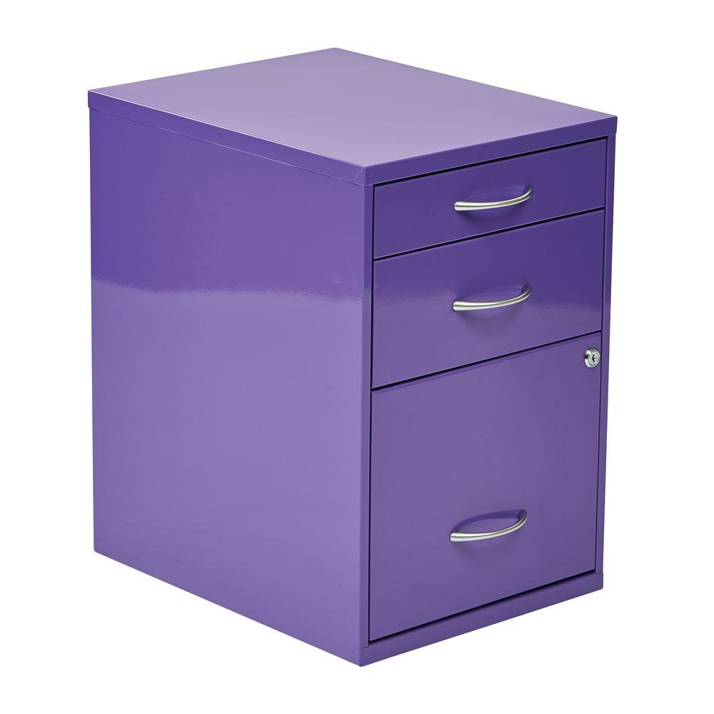 Osp Home Furnishings Blue File Cabinet Hpbf7 The Home Depot