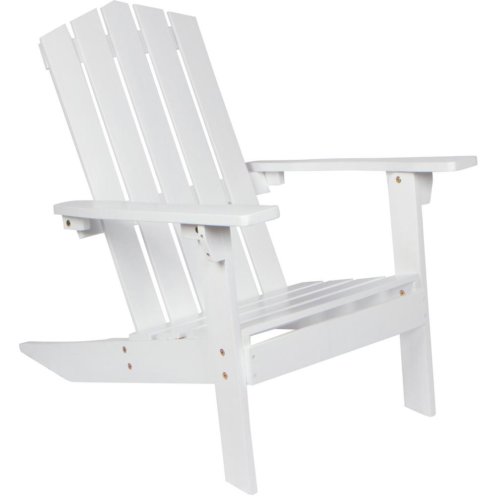 Trademark Innovations Wood Armchair Adirondack Chairs