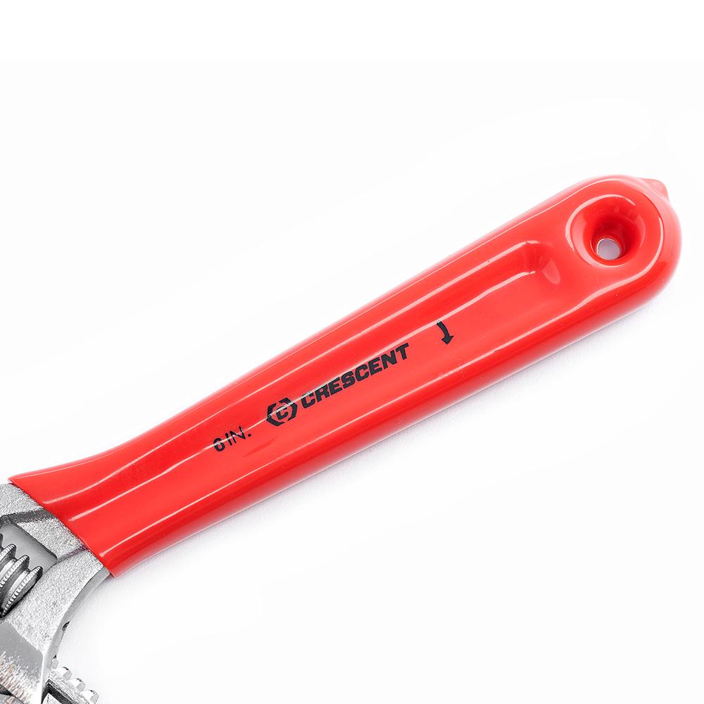 Crescent 6" Wrench Adjustable Chrome Cushion Carded Sensormatic Cushion