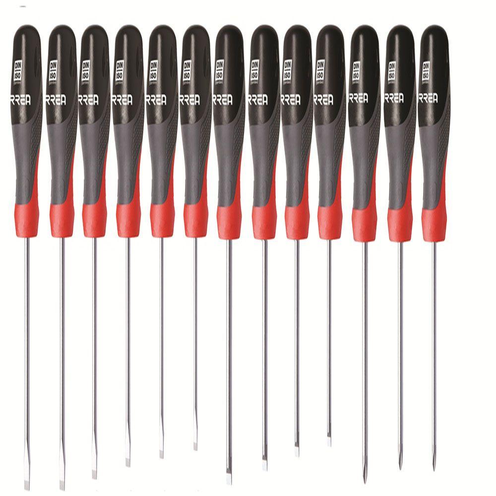 URREA Phillips & Flat Tip Trilateral Screwdriver Set (13-Piece)-JCDT13 ...