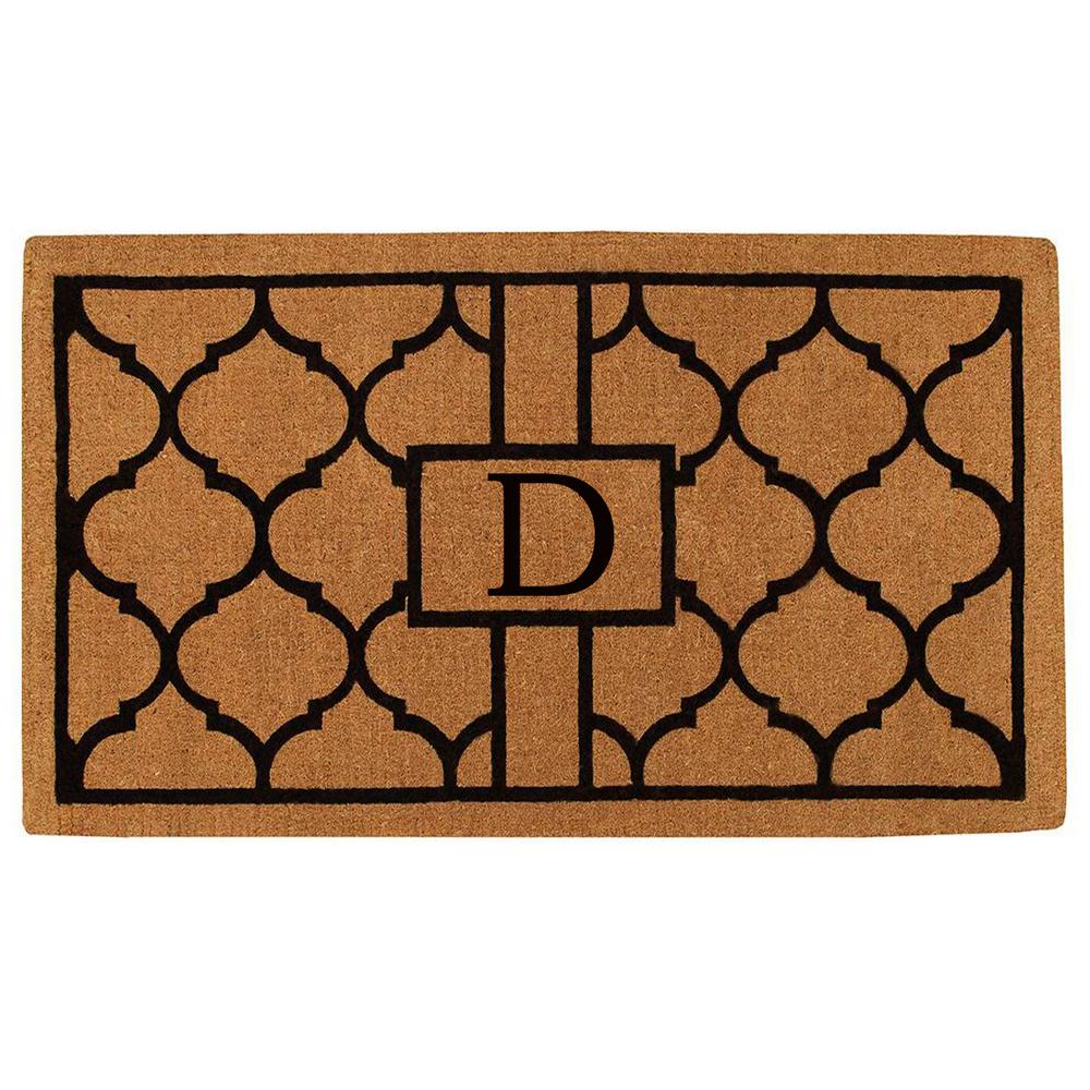 Home & More Pantera ExtraThick 36 in. x 72 in. Monogram D Door Mat180083672D The Home Depot