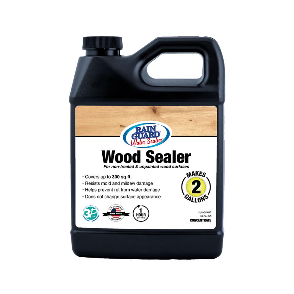 Rain Guard 32 Oz Wood Sealer Concentrate Premium Waterproofer Makes 2 Gal Rain Guard 32 Oz Wood Sealer Concentrate Premium Waterproofer Makes 2 Gal