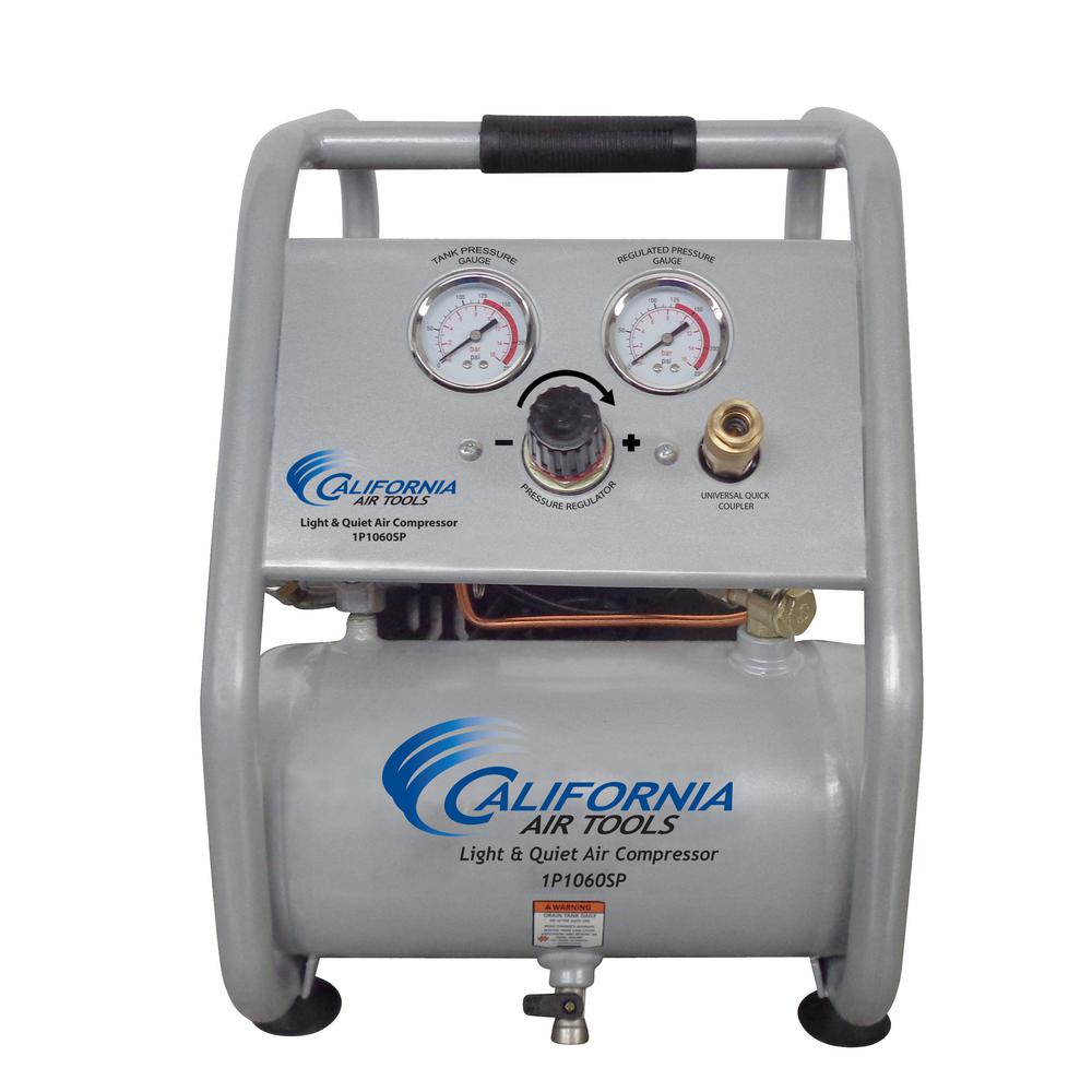 California Air Tools 1.0 Gal. Light and Quiet Steel Tank Electric Portable Air... by California Air Tools