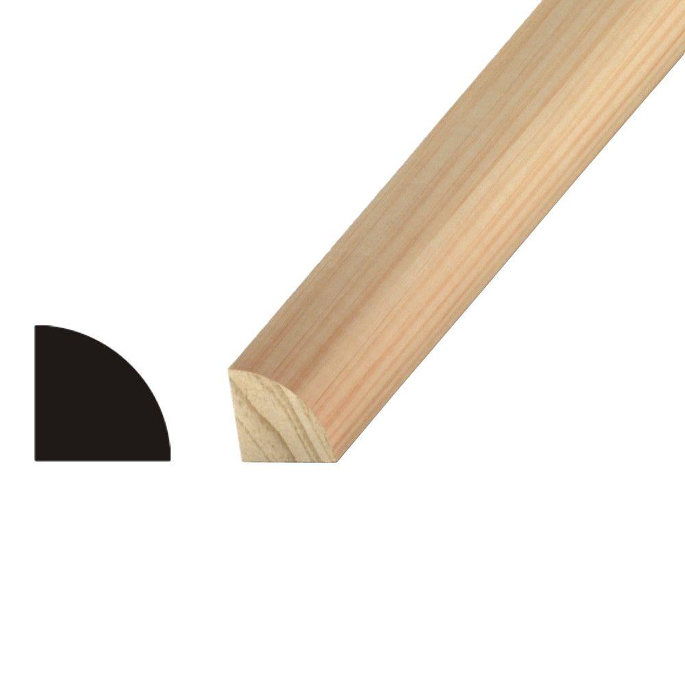 Kelleher 1 4 In X 1 4 In Pine Quarter Round Moulding P324 The Home 