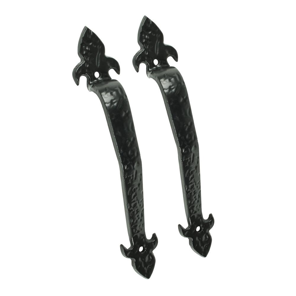 Everbilt Premium Decorative Black Garage Door Hardware Kit 10100 The Home Depot - Decorative Garage Door Hardware Kit Home Depot