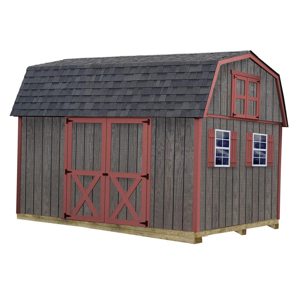 Best Barns Wood Sheds Sheds The Home Depot