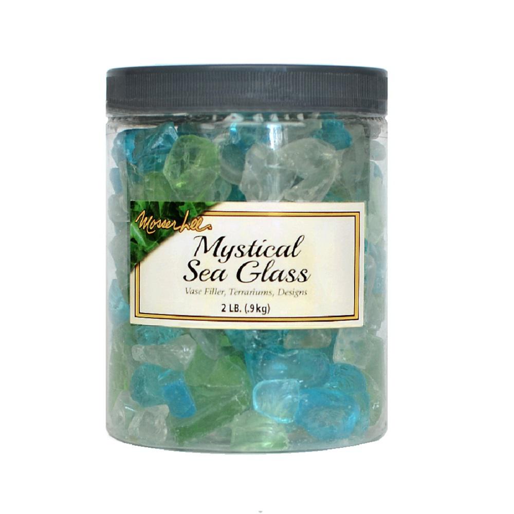 Mosser Lee 2 lb. Mystical Sea Glass in Storage Jar by Mosser Lee