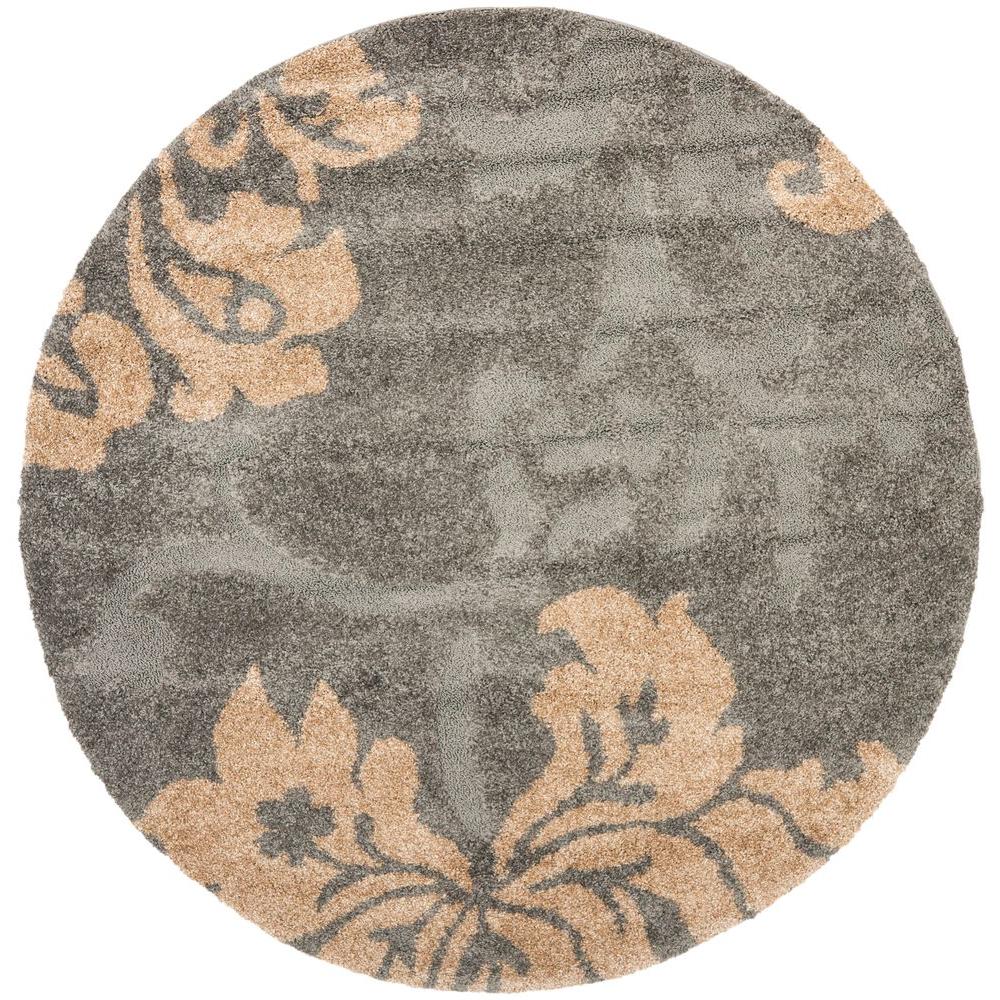 Safavieh Florida Gray Beige 7 Ft X Round Area Rug Sg458 Safavieh Florida Gray Beige 7 Ft X Round Area Rug