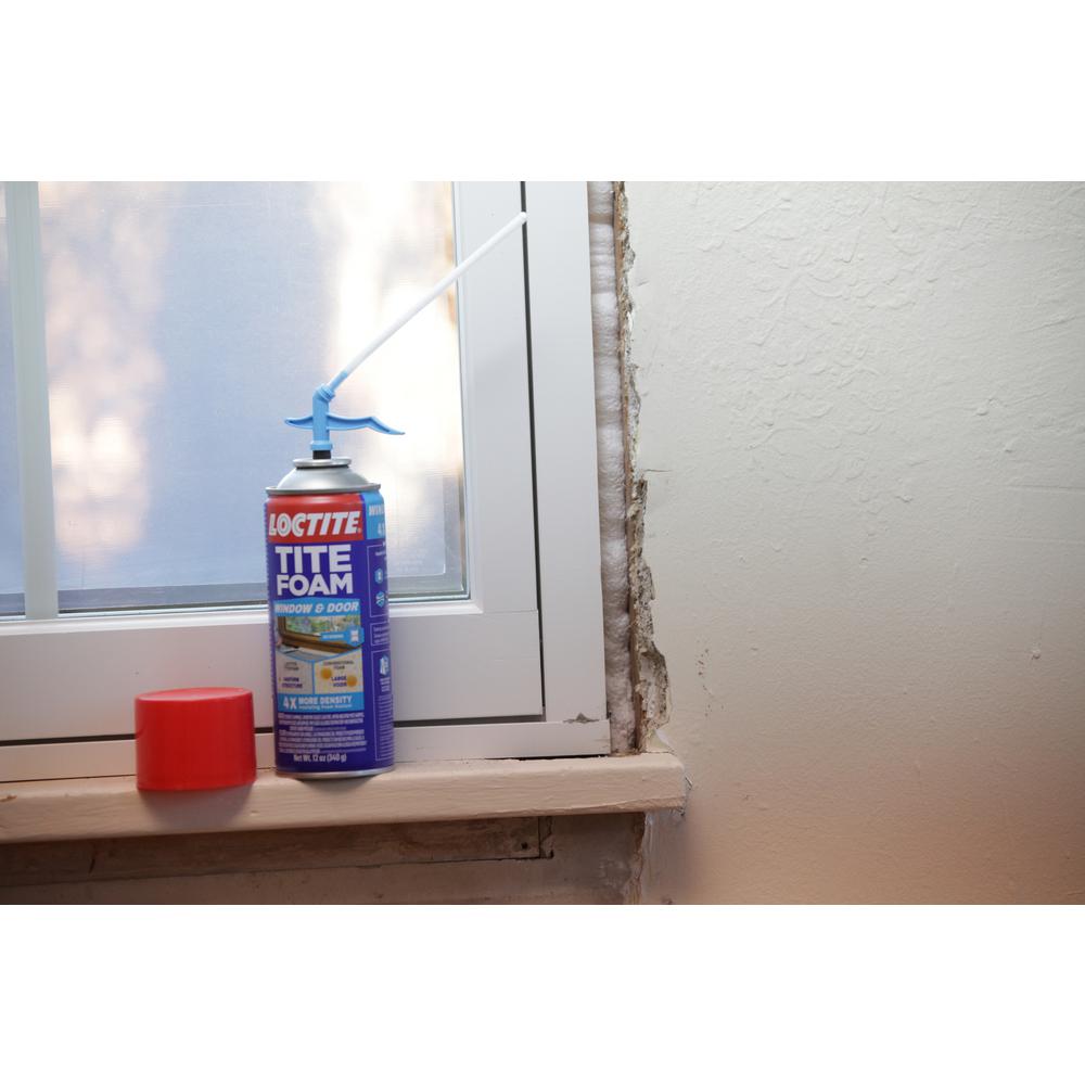 Loctite Tite Foam Window And Door 12 Fl Oz Insulating Spray Foam Sealant 2260115 The Home Depot