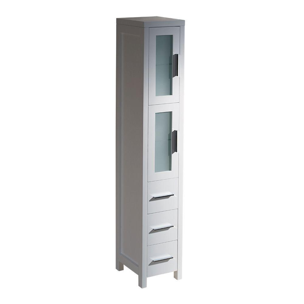 Fresca Torino 12 in. W x 6813/100 in. H x 15 in. D Bathroom Linen Storage Tower in