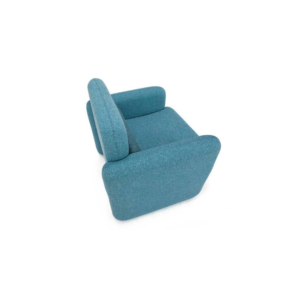 Cozyblock Ross Series Blue Woven Fabric Upholstered Modern Accent