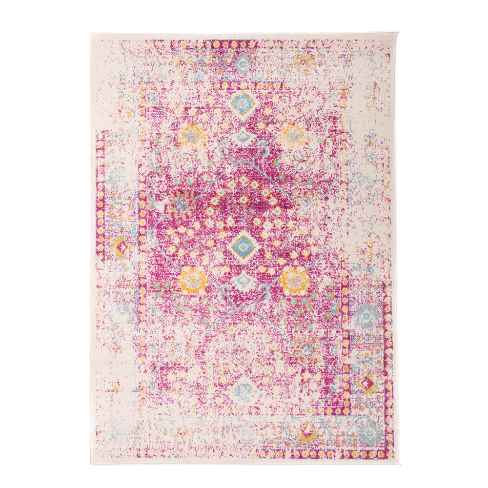 World Rug Gallery Distressed Oriental Border 7 Ft 10 In X World Rug Gallery Distressed Oriental
