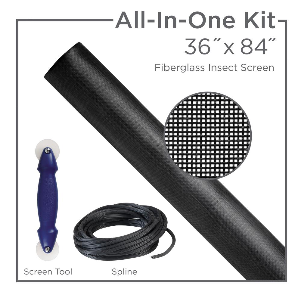 Rolls Of Screen Window Screens Tools Accessories The Home Depot