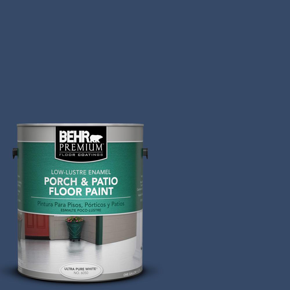 BEHR Premium 1 gal. 580D7 Deep Royal LowLustre Enamel Interior